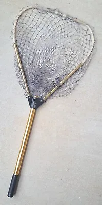 Vintage 1980's Fishing Landing Net Folding Collapsible With Telescopic Handle • $24.98