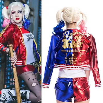 Adults Kids Harley Quinn Costume Suicide Squad Film Cosplay Fancy Dress Party AU • $31.99