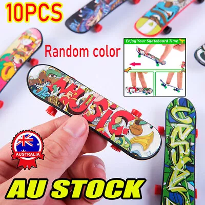 10Pcs Finger Board Tech Deck Truck Skateboard Boy Children Party Toy Gift KJ • $11.48