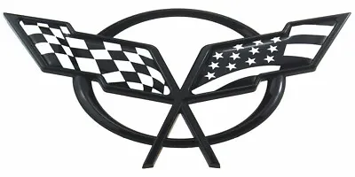 For Front & Rear 1997-2004 Chevy Corvette C5 Emblem USA Flag 19207384 Black -1Pc • $15.95