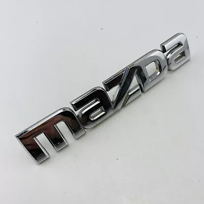 09 10 11 12 13 Mazda 6 Emblem Logo Letters Badge Decal Trunk Rear Chrome OEM F81 • $11