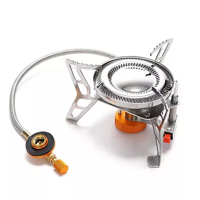 Outdoor Picnic Gas Burner Portable Backpacking Camping Hiking Mini Stove Cooker • $26.99