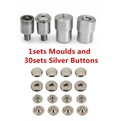 Metal Snap Buttons Dies Buckle Rivets Hand Press Fasteners Installation Tool • $23.43