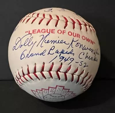 League Of Their Own  AAGPBL Multi-Signed Baseball ( 8 Signatures ) • $299