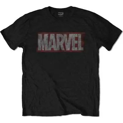 Marvel Comics Distressed Box Logo Official Merchandise T-shirt M/L/XL - New • £19.02