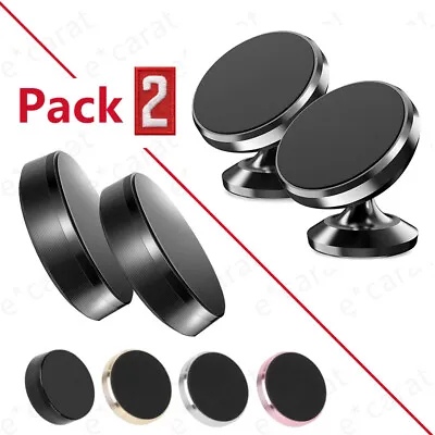 2-Pack Magnetic Car Dashboard Mount Holder Stand For Phone Samsung Galaxy IPhone • $3.98