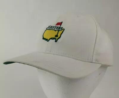 Vtg American Needle 100% Cotton The Masters Augusta White Golf Hat Cap OSFA • $29.99