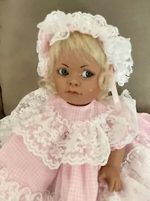 NIB Val Shelton NAWNEE Doll  Blond Hair Blue Eyes 12  In Box~ Pink Dress NICE! • $17.95