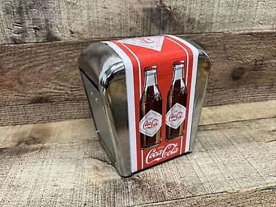 Coca-Cola Vintage Style Retro Diner Napkin Dispenser Serviette Tissue Holder • £9.99