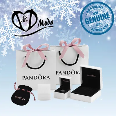 Genuine PANDORA Charm Box Gift Bag BagVelvet Pouch Ring Box Bracelets Boxes • £7.25