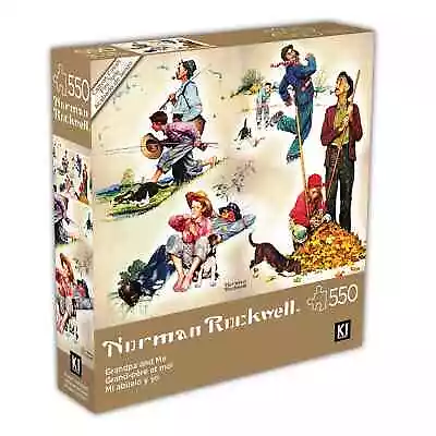 Grandpa And Me Norman Rockwell (550pcs) • $19.99