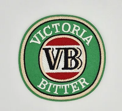 VB Beer Patch Australia Harley Davidson Vest Iron Sew On Biker • $8.50