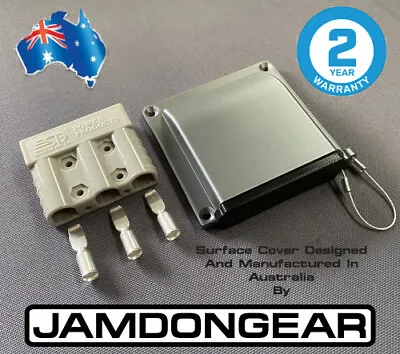 $35 • Buy Anderson 50amp 3 Pin Plug + Surface Cover - Brushed Aluminium Colour + Dustcap