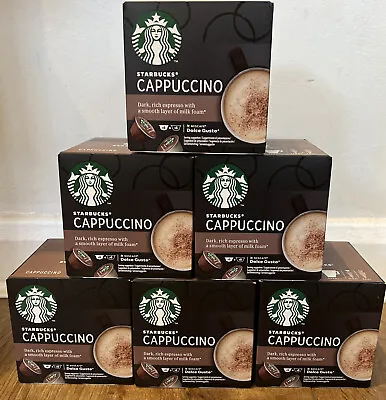 £13.95 • Buy Nescafe Dolce Gusto Starbucks Coffee Pods Box 72 Capsule CAPPUCCINO 31/05/2022