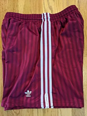 Men`s Vintage Adidas Shorts Running Soccer Futboll Trefoil Made In USA XL • $59.99