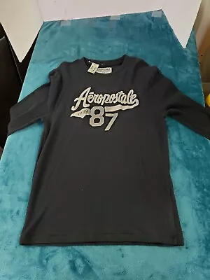 $17.97 • Buy Aeropostale Mens Long Sleeve Thermal Crew Neck T-Shirt Sz Large 100% Cotton NWT