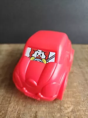 Vtg 2002 McDonald’s Fisher-Price Happy Meal Under 3 Toy - Red Ronald Car • $3