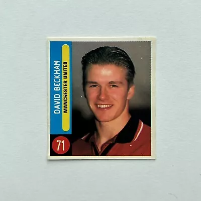 1995 Match Magazine Footy Mad David Beckham True Rookie Sticker #71 • £199.99