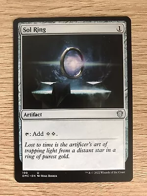 Sol Ring MTG Magic The Gathering Card NM Near Mint Starter Commander SCD • $3
