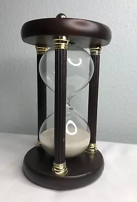 60 Minutes Wooden Sand Timer/Sand Clock/ Hourglass Pre -Owned In Good Condition • $49.95