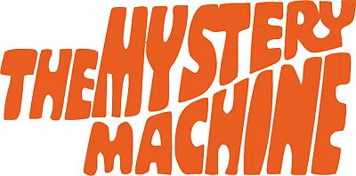 34 X70  Mystery Machine SCOOBY DOO Vinyl Decal Car Bumper Window Van Lettering • $60