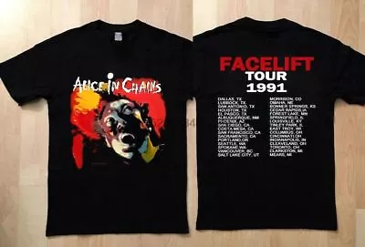 Alice In Chains Facelift 1991 Tour T-shirt Alice In Chains Tank Top Tee • $46.61