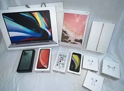 Apple Empty Boxes Original MacBook Pro IPhone 13 Pro IPhone 5s AirPods Etc • $35