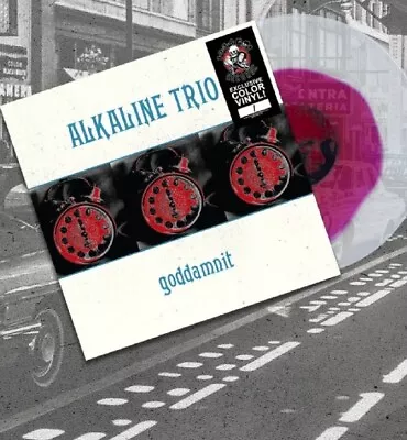 Alkaline Trio-Goddamnit LP Purple In Clear Vinyl Matt Skiba Blink 182 Nofx #240 • $39