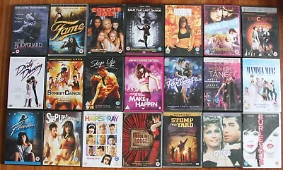 MUSICALS 21 DVD MEGA COMPLETE Collection Part 1 Grease Fame Mamma Mia Footloose • £29.90