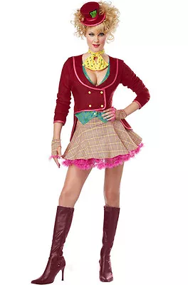 Mad Hatter Alice In Wonderland Adult Women Costume • $27.88