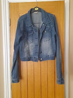 Golddigga Denim Jacket Size 16 • £0.99