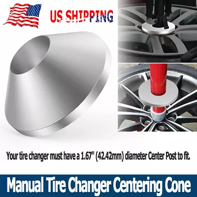 LARGE Billet Aluminum Manual Tire Changer Centering Cone For Car Truck Ultimate • $37.99