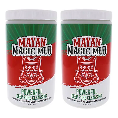 Mayan Magic Mud Powerful Deep Pore Cleansing Clay - 2 Pc Cleanser • $34.51