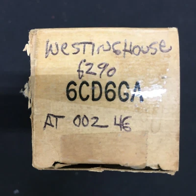 $13.99 • Buy Westinghouse 6CD6GA Vacuum Tube * Tested 62%