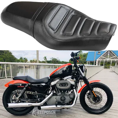 Two Up Driver Passenger Seat For Harley Davidson Sportster XL 1200 883 Nightster • $99.39