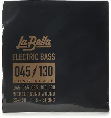 La Bella RX-N5D Rx Nickel Bass Strings - .045-.130 5-string • $29.99