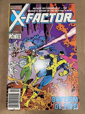 X-Factor #1 (1986 Marvel Comics) Newsstand; 1st Team Appearance • $17.75