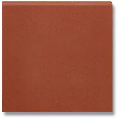 ITALIAN RED QUARRY TILES WITH ONE ROUND EDGE  15 X 15cm - PACK OF 25 • £52.99