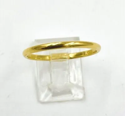 Vintage Estate Cartier 18K Yellow Gold Solid Wedding Band Size 12 • $1484.14