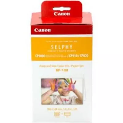 NEW CANON RP108 - RP108 INK AND PAPER PACK POSTCA.b • $118.05