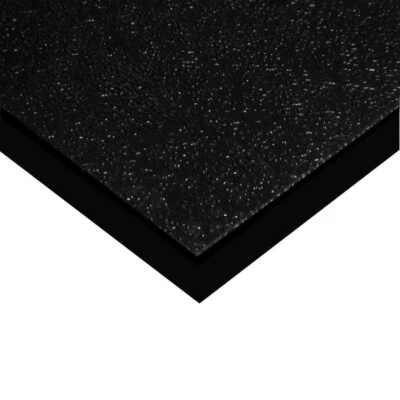 $64.40 • Buy 0.250  X 24  X 48 , HDPE Sheet, Black Textured