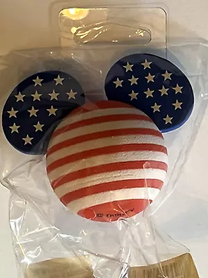 Disney Mickey Mouse Ears American Flag Patriotic Antenna Topper NEW / SEALED • $9.99