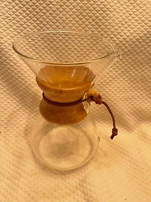 Vintage Chemex Pour Over Coffe Maker 9x6 • $75