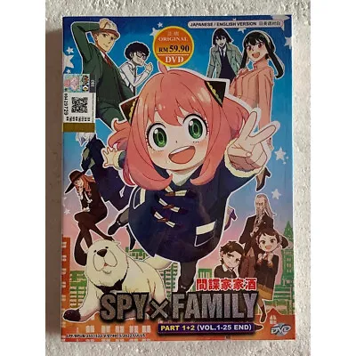 New Anime DVD Spy X Family Part 1 & 2 (Vol 1 - 25 End) English Dubbed All Region • $39.99