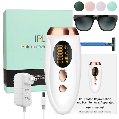 $39.98 • Buy IPL Hair Removal Laser Permanent Body Epilator Painless Device 999,999 Flashes