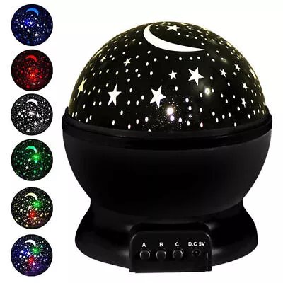 360° LED USB Star Light Sleep Romantic Starry Night Sky Projector Cosmos Lamp US • $8.89