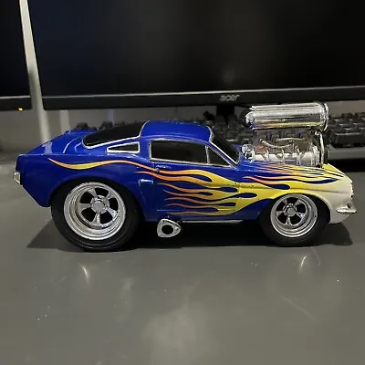 2000 Funline Muscle Machines 1/18 Scale 66 1966 Ford Mustang GT 350 Blue Flames • $37.99
