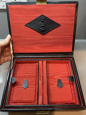 $9.95 • Buy Vintage Black Box Chest Marked Pullman
