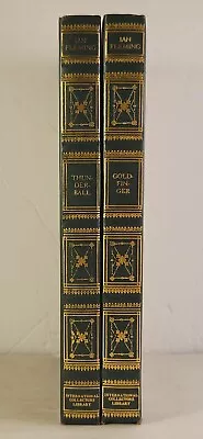 Ian Fleming Lot Of 2 Goldfinger & Thunderball International Collector's 1959 61 • $44.95