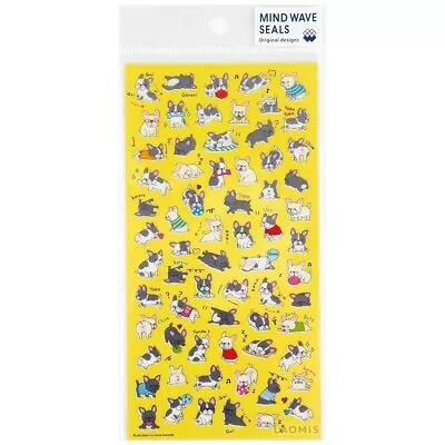 Mind Wave French Bulldog Transparent Mini Stickers • $4.19